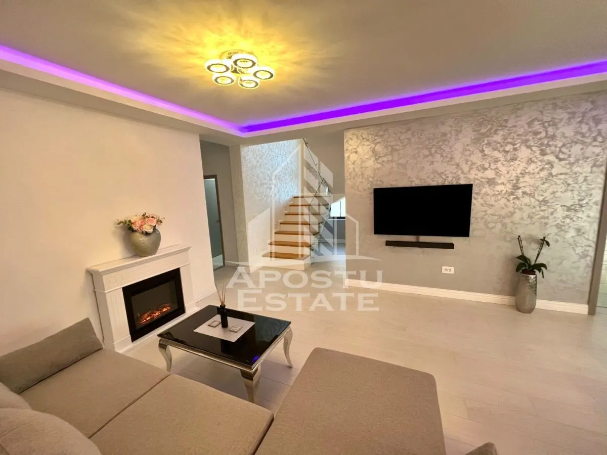Duplex smart,5 camere,utilat si mobilat lux,Dumbravita Central - foto 2