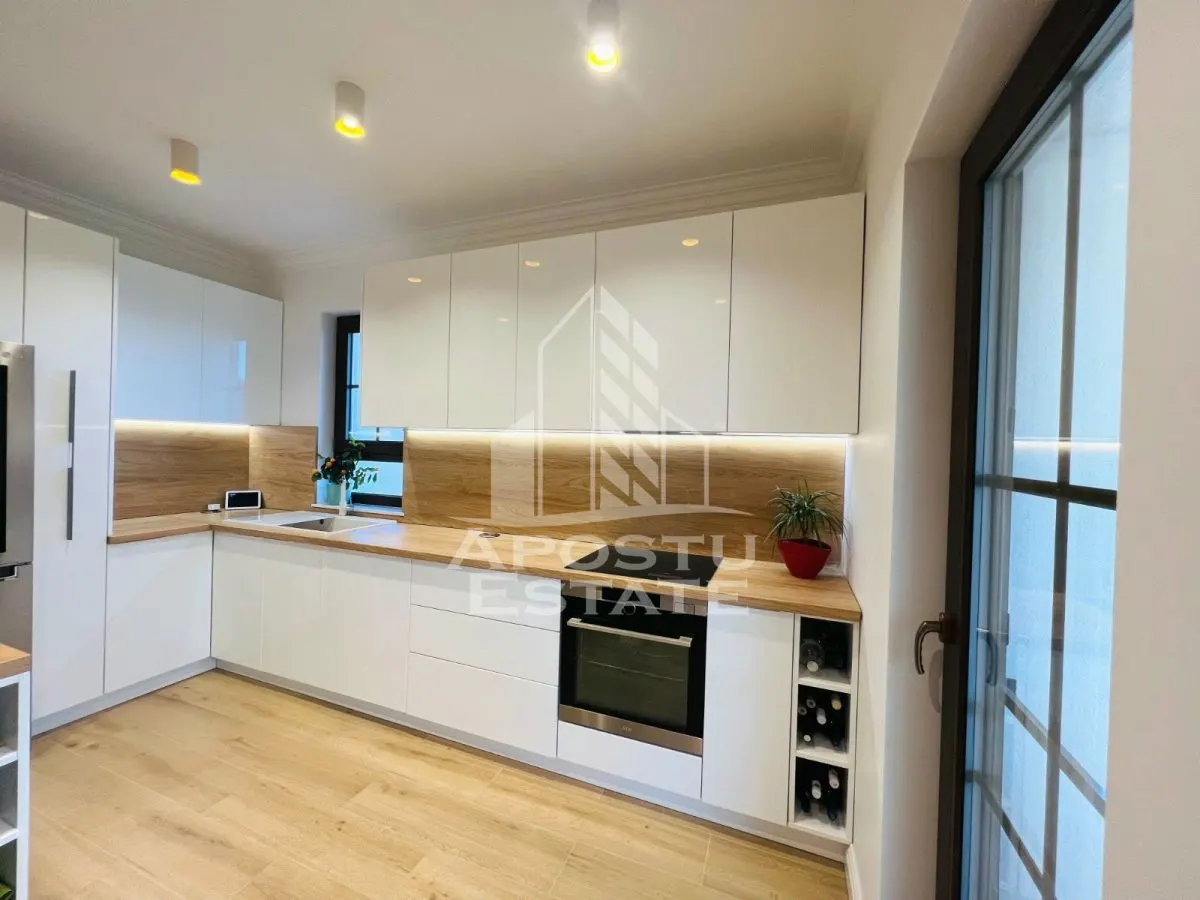 Duplex smart,5 camere,utilat si mobilat lux,Dumbravita Central - foto 3