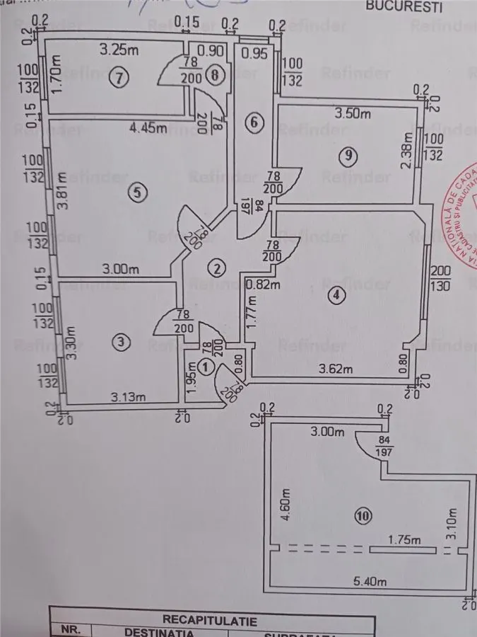 Vânzare apartament 3 camere | Armeneasca | etaj 1 | imobil interbelic fara risc / urgenta | P+3E | centrala | 95 mp utili | - foto 13