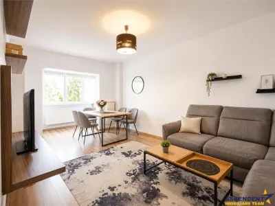 Apartament de 3 camere mobilat si utilat modern, structura decomandata - foto 5