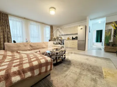 Apartament 2 camere de vanzare, 52mp utili, 7mp balcon, Giroc Hotel IQ - foto 2