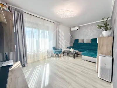 Apartament cu 3 camere decomandat, complet mobilat la parter in Giroc. - Giroc