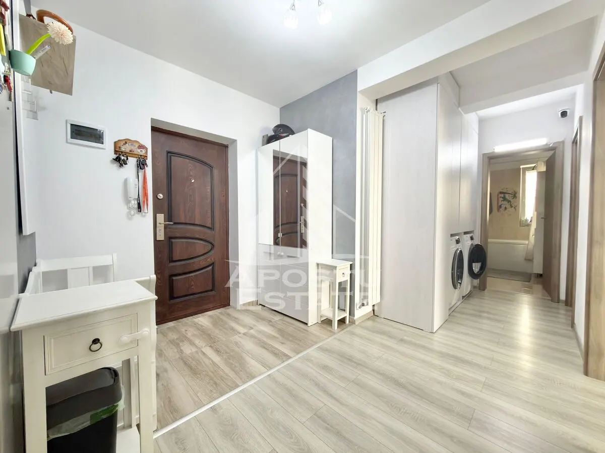 Apartament cu 3 camere decomandat, complet mobilat la parter in Giroc. - foto 4