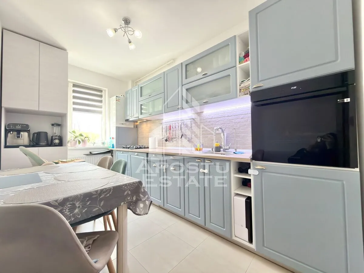 Apartament cu 3 camere decomandat, complet mobilat la parter in Giroc. - foto 5
