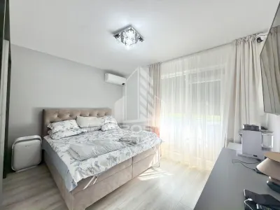 Apartament cu 3 camere decomandat, complet mobilat la parter in Giroc. - foto 8