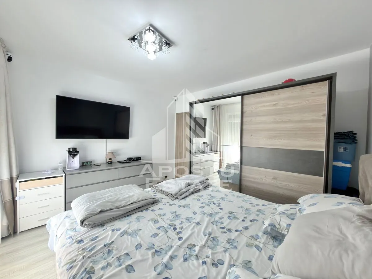 Apartament cu 3 camere decomandat, complet mobilat la parter in Giroc. - foto 10