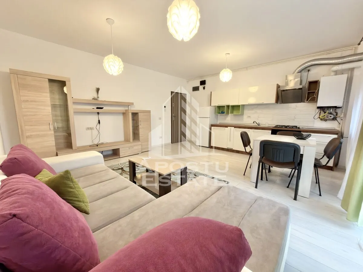 Apartament cu 2 camere complet mobilat si utilat in Giroc langa ESO. - foto 1