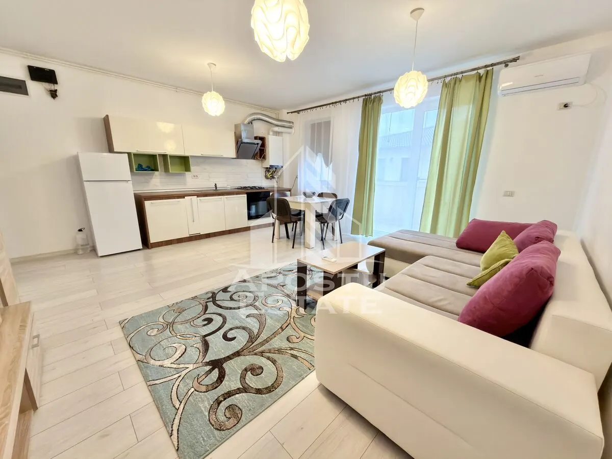 Apartament cu 2 camere complet mobilat si utilat in Giroc langa ESO. - foto 2