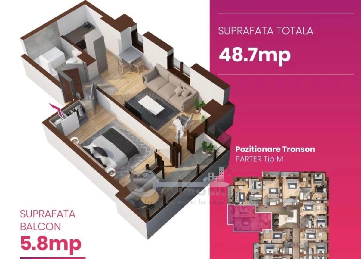 Apartament 2 camere Oancea - foto 9