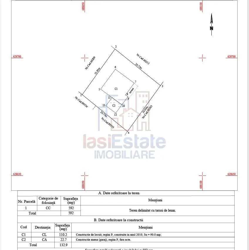 OCAZIE! Vorovesti rond TLT  CASA  PARTER  ST-102mp TEREN 700mp dubla deschidere - foto 19