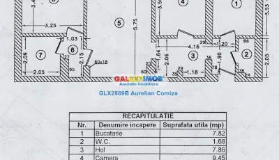Apartament 3 camere mobilat complet Panduri/AC/2bai - foto 9