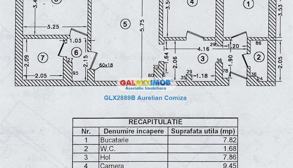 Apartament 3 camere mobilat complet Panduri/AC/2bai - foto 9