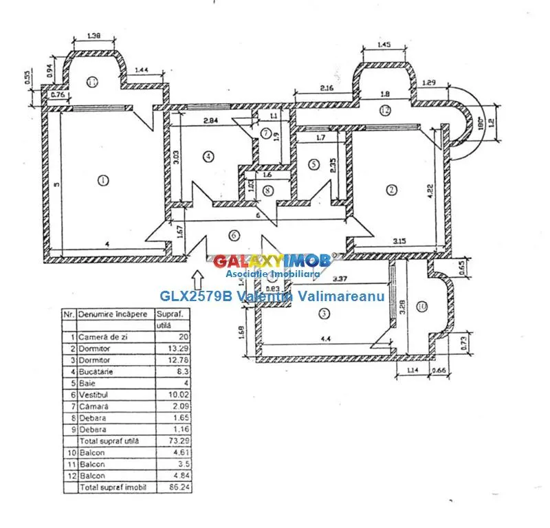 Apartament 3 Camere Doamna Ghica COD 296 - foto 14