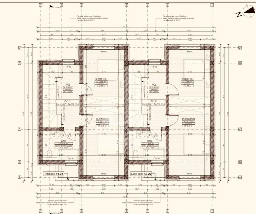 Casa individuala cu 5 camere,teren de 480mp,la rosu,Peciu Nou - foto 16