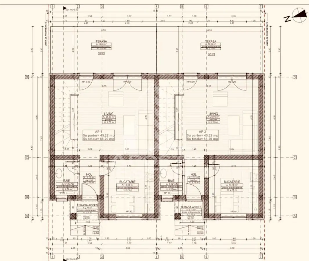 Casa individuala cu 5 camere,teren de 480mp,la rosu,Peciu Nou - foto 17