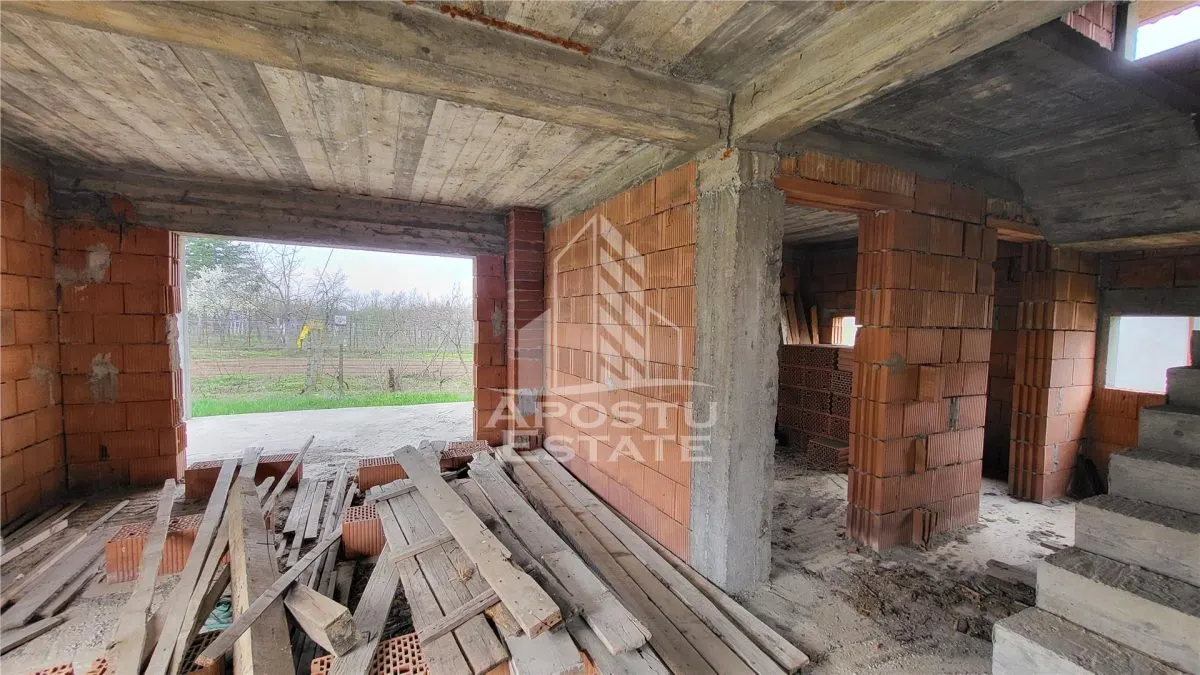 Casa individuala cu 5 camere,teren de 480mp,la rosu,Peciu Nou - foto 9
