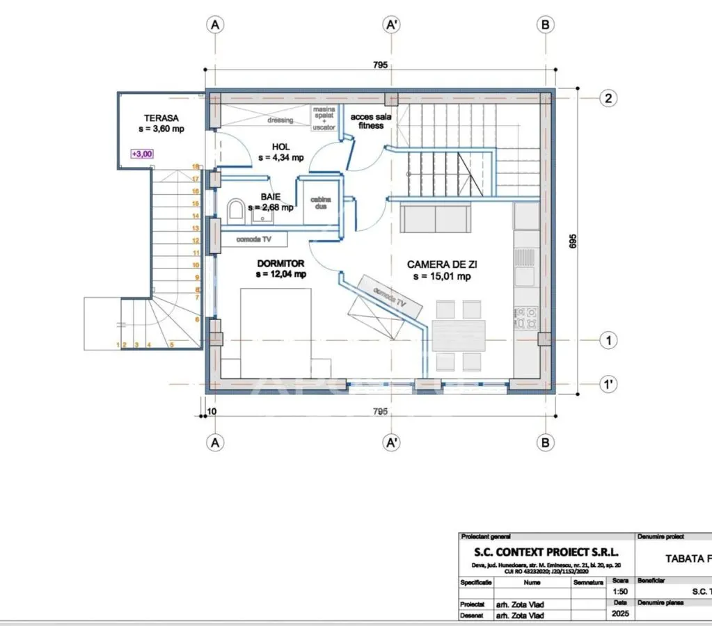 Casa cu 4 camere,  la cheie, lux, 110mp, 2 parcari, an 2020, in Deva - foto 19