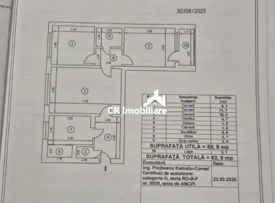 Apartament 3 camere Drumul Gazarului - foto 11