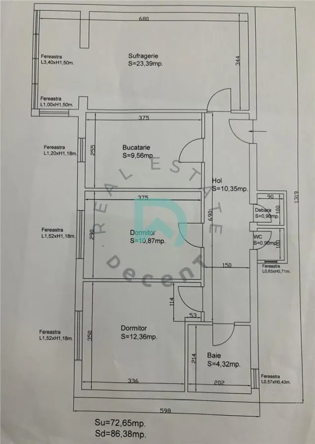 Apartament 3 camere Astra, 72 mp -  Brasov - foto 8