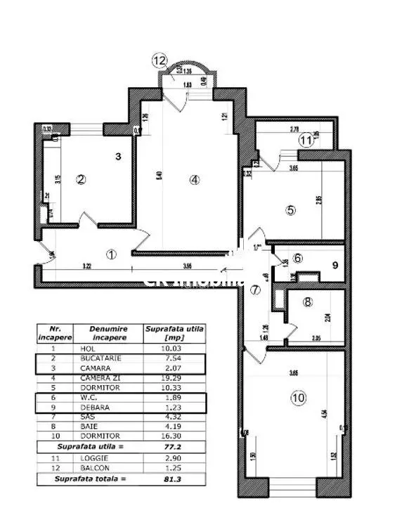 Apartament 3 camere Calea Vacaresti/ Pridvorului - foto 10