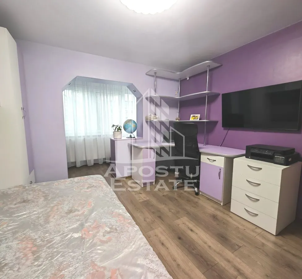 Apartament de vanzare, 4 camere, 2 bai, etajul 1, centrala proprie, Lipovei - foto 2