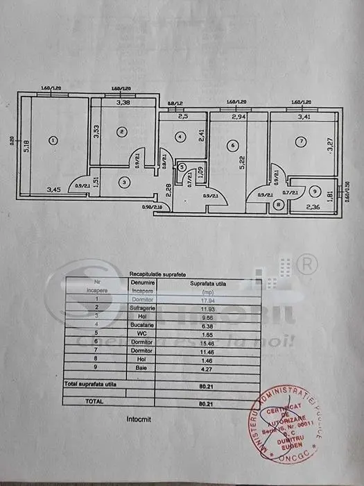 Apartament cu 4 camere/Spatiu birouri/ Cabinet - Nicolina - foto 11