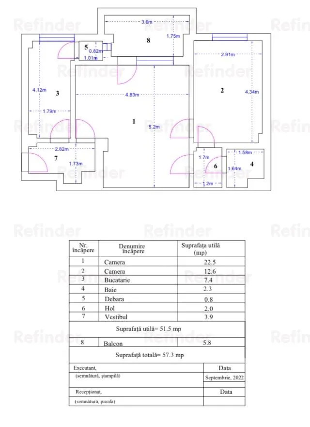 Vânzare apartament 2 camere | ultracentral | Bd Magheru - Piata Romană | etaj 3/9 | vedere spate | 57 mp utili | la 50 m de metrou Piața Romană - foto 5