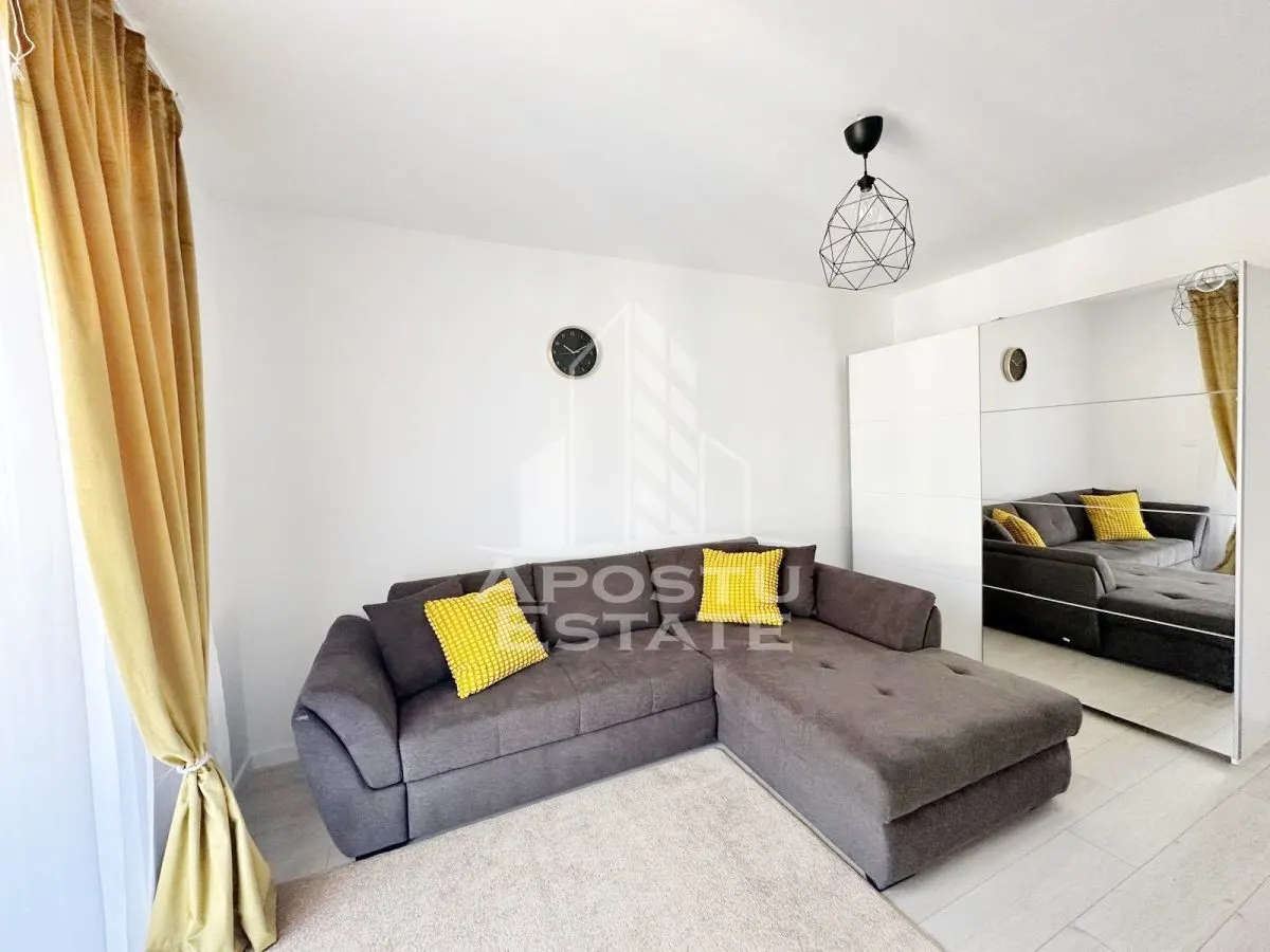 Apartament cu o camera de vanzare, 35mp utili + balcon, in Giroc - foto 3