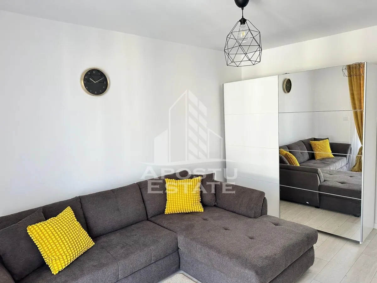 Apartament cu o camera de vanzare, 35mp utili + balcon, in Giroc - foto 4