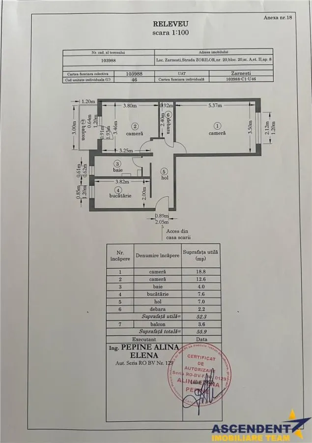 Apartament decomandat, vedere frumoasa, etaj2, Zarnesti, Brasov - foto 17