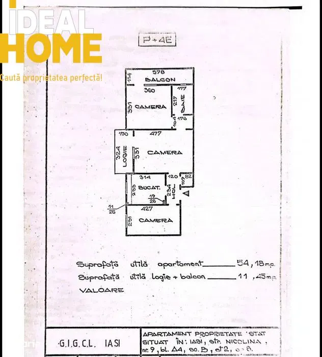 Apartament 3 camere 2 balcoane Podu Ros - foto 5
