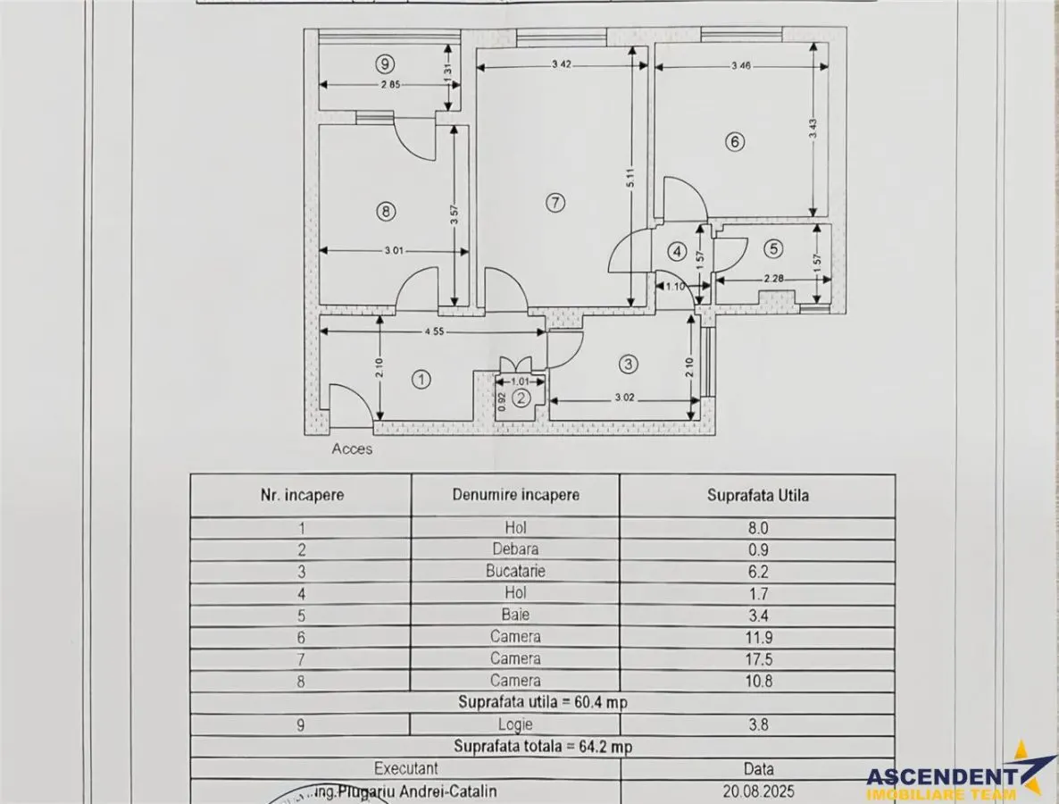 Apartament 3camere, etaj intermediar, priveliste si lumina naturala, Calea Bucuresti, Brasov - foto 10