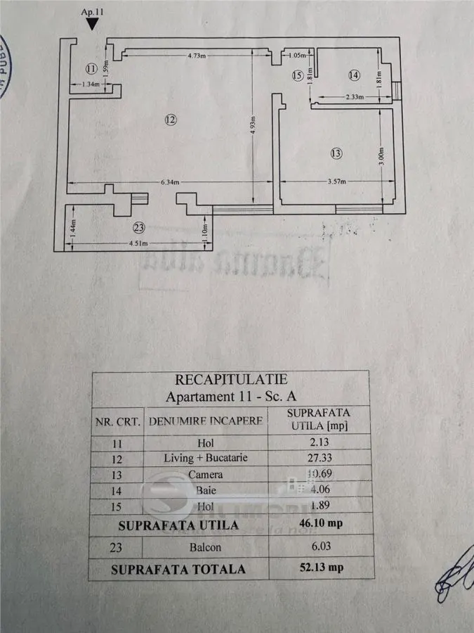 Apartament cu 2 camere, Bucium, mutare imediata - foto 12