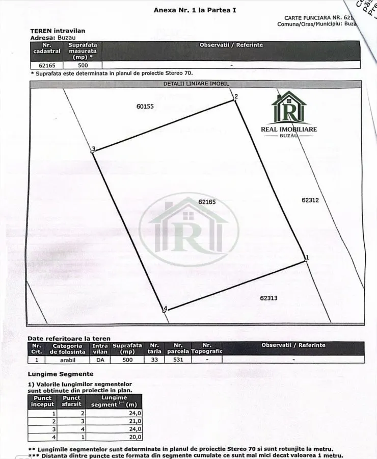 Teren 500mp pentru casa- zona Brosteni ! - foto 2