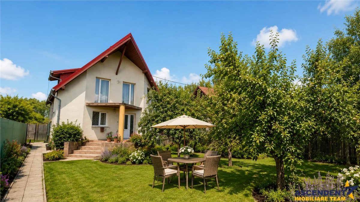 Casa cu 6 camere, 600 mp teren, pomi fructiferi, toate utilitatile, Stupini, Brasov - Brasov