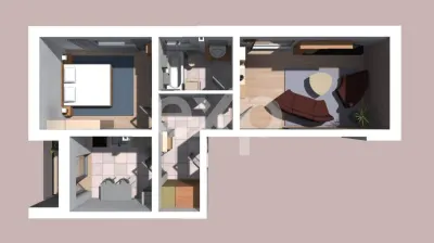 Apartament 2 Camere Trivale | 57 mp | Bloc NOU - foto 3