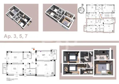 Apartament 3 Camere Trivale | 76 mp Utili | Bloc Nou - foto 2