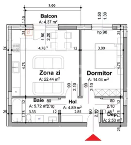 Apartament 2 camere Pitesti | Zona Stadion - foto 14