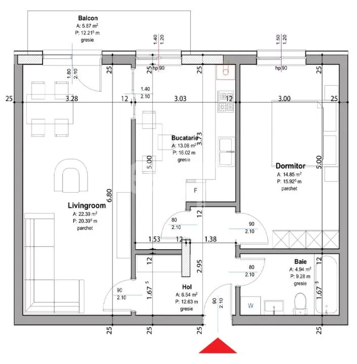 Apartament 2 camere Pitesti | Zona Stadion - foto 11