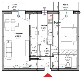 Apartament 2 camere Pitesti | Zona Stadion - foto 15