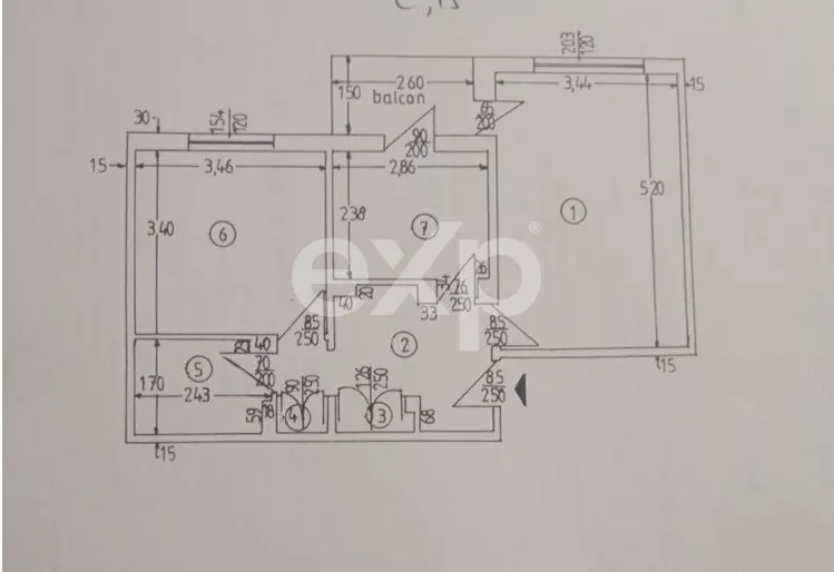 Apartament 2 camere decomandat, etaj 3, zonă Exercițiu – lângă JAM, Pitești - foto 5