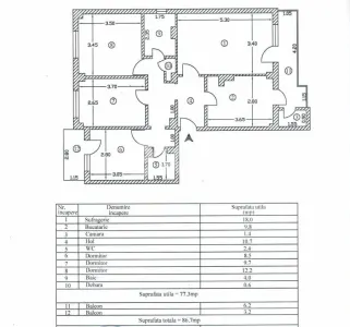 Apartament spațios 4 camere | Prundu | Confort, liniște și acces rapid - Pitesti