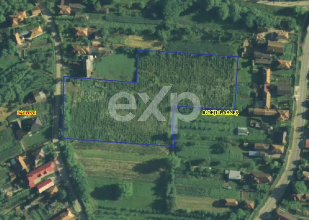 Teren la tara intravilan Bajesti, Balilesti, Arges | 9.464 mp | 7 euro/mp - foto 1