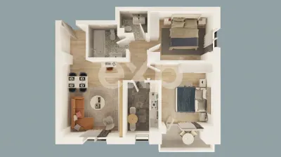 Apartament 3 camere in Mioveni | Bloc Nou 2026 | intabulat si finalizat - foto 2