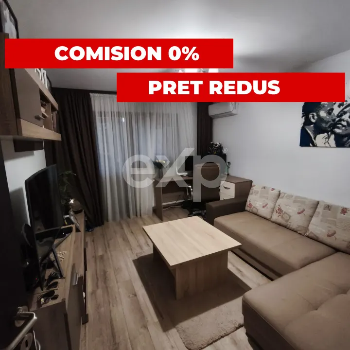 Apartament 3 camere transformat în 2 | Etaj intermediar - foto 1