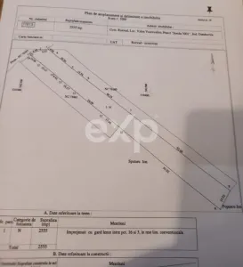 Teren intravilan | Valea Voievozilor | DN72 | 2.555 mp | Utilități la poartă - foto 3