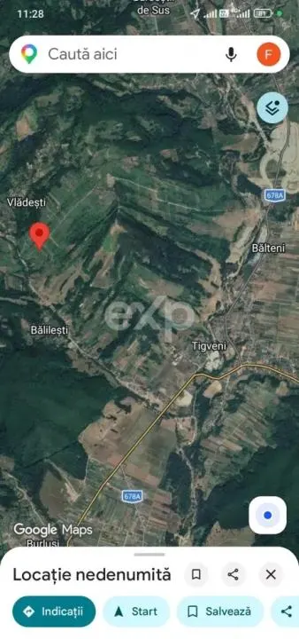Teren extravilan de vânzare Tigveni | 4.944 mp | Panoramă superbă - foto 2