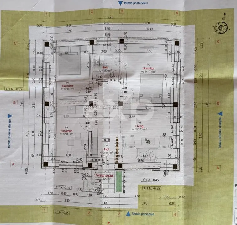 Casă semifinisată | Buzoiești | Teren generos 2.900 mp - foto 11