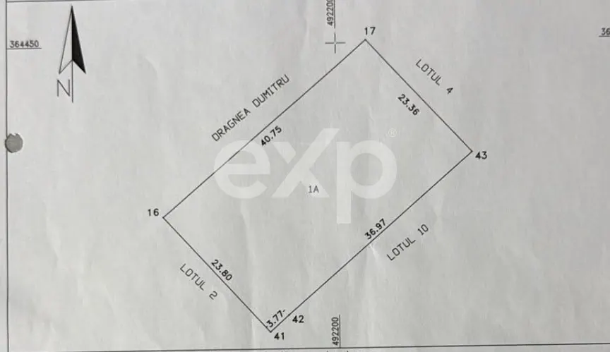 Lot ideal pentru casă – 959 mp, Bradu Central, deschidere 40 m - foto 3