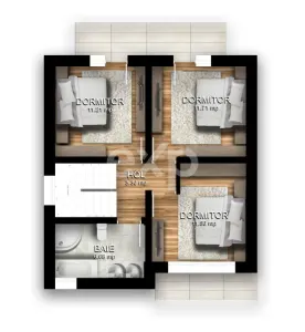 Ultima Casa P+1 | 5 camere | 380 mp teren | Trivale – Str. Câmpului - foto 3